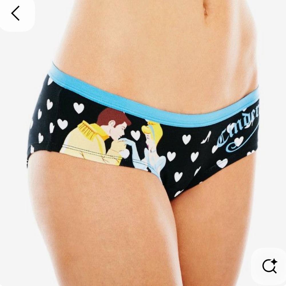 Disney Cinderella Underwear - Black and White - Picture 2 of 3